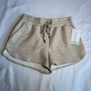 NWT Altar’d State Supersoft Activewear Lounge Shorts Women's Small Oatmeal